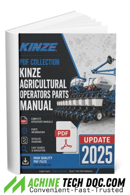 PDF Collection Kinze Agricultural Operators Parts Manual Update 2025 (8)