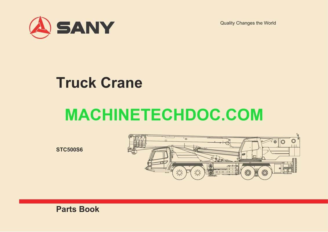 PDF Sany Truck Crane STC500S6 Parts Catalog 14TC10502358 (2)