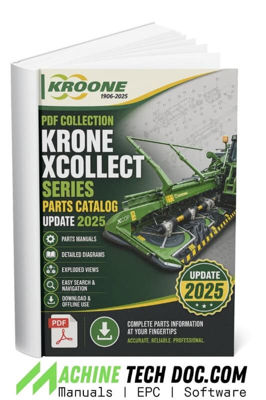 PDF Collection Krone XCollect Series Parts Catalog Update 2025