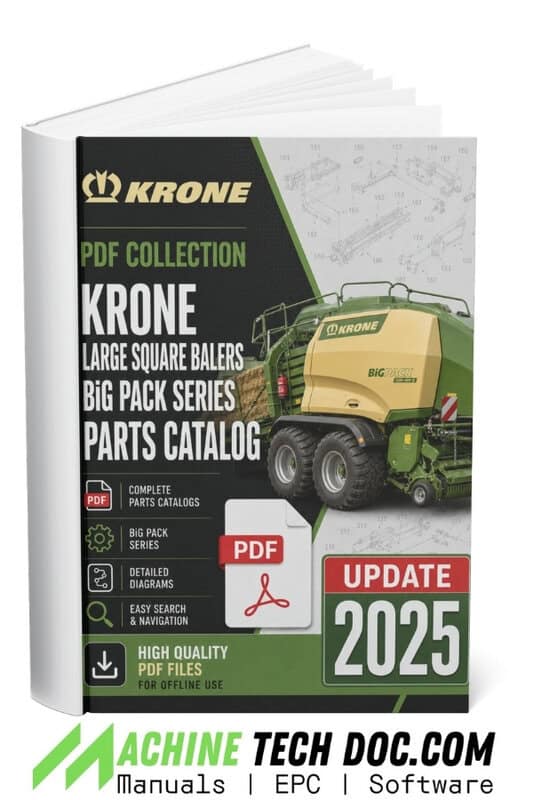 PDF Collection Krone Large Square Balers BiG Pack Series Parts Catalog Update 2025