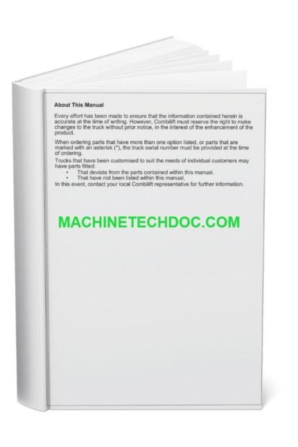 PDF Combilift Forklift CSS MK3 Parts Manual (1)
