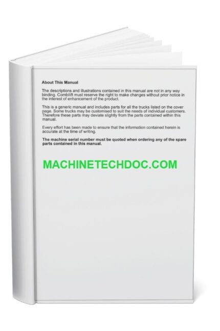 PDF Combilift Forklift FSE SL SR Parts Manual (1)