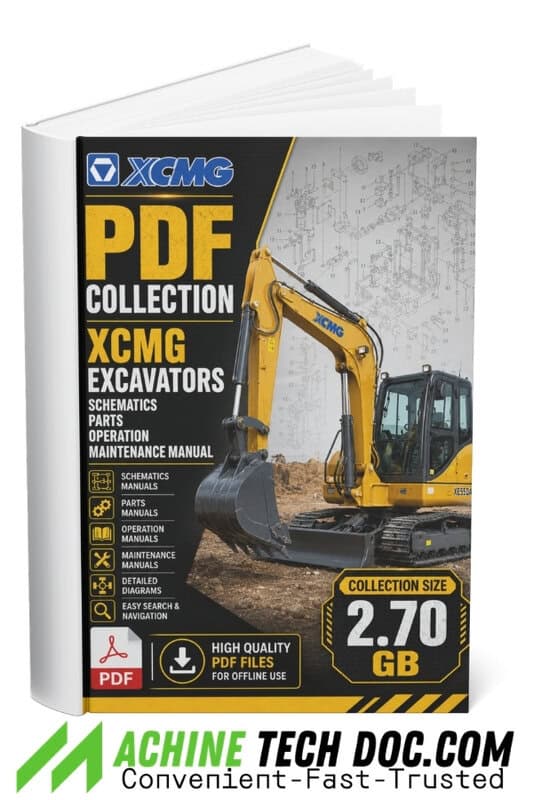 PDF Collection XCMG Excavators Schematics Parts Operation Maintenance Manual 2.70 GB (7)