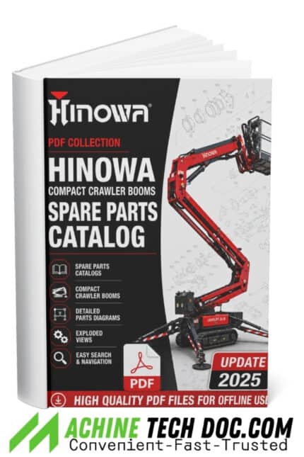 PDF Collection Hinowa Compact Crawler Booms Spare Parts Catalog 2025 (6)