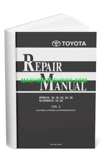 PDF Toyota Forklift 8FBN15-30 50-8FBN15-20 Service Repair Manual CE350 VOL.2 (1)