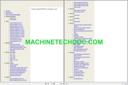 PDF Volvo V70 XC70 XC90 2003 Wiring Diagram TP3964202 (2)