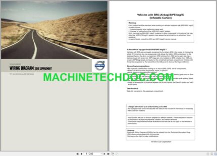 PDF Volvo XC60 2010 Supplement Wiring Diagram TP39162202 LATE DESIGN (2)