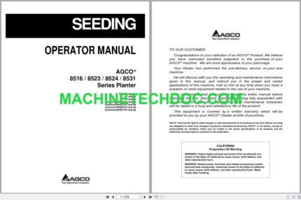 PDF AGCO Planter 8516 8523 8524 8531 Operators Manual 700729888D_en-GB (2)